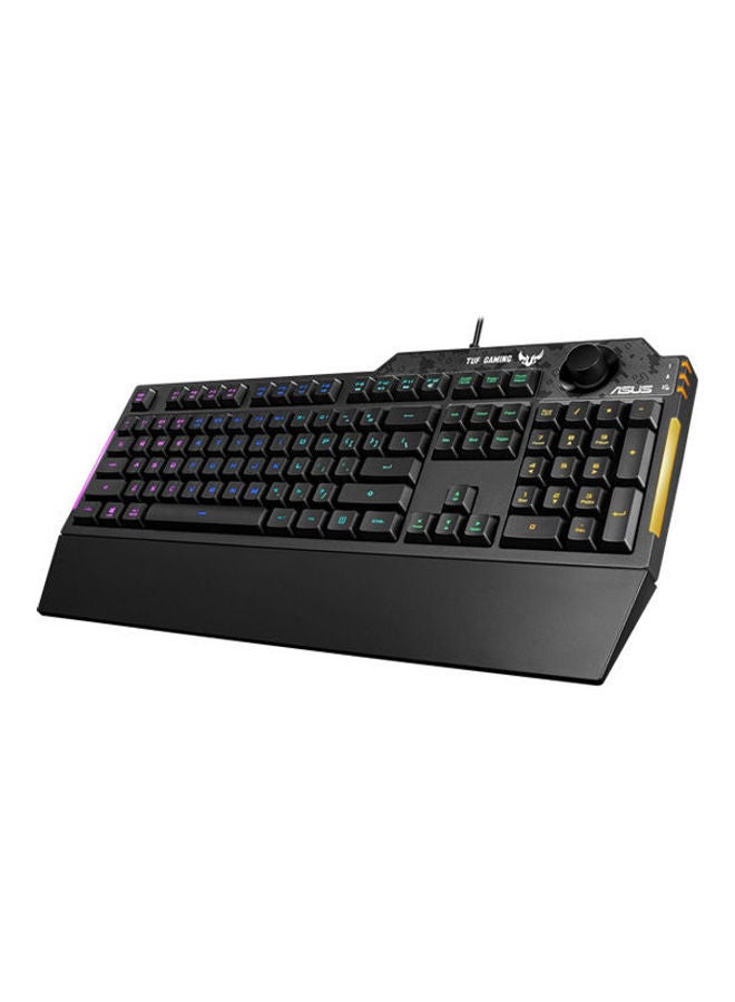 أسوس - لوحة مفاتيح ASUS RA04 TUF Gaming K1 RGB مع مقبض مخصص للصوت RGB AR وEN ROG الطرفية - Image 1
