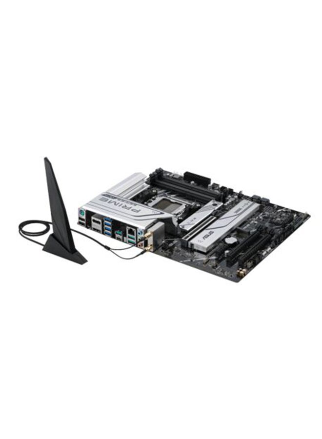 ASUS - Prime X670-P Wi-Fi ATX DDR5 Motherboard, AMD Socket AM5, X670 Chipset, 4x DIMM Max 128GB Memory, Realtek 2.5Gb Ethernet, Wi-Fi 6, Bluetooth v5.2, PCIe 4.0 x16 Slot, M.2 | 90MB1BV0-M0EAY0 Black - Image 1