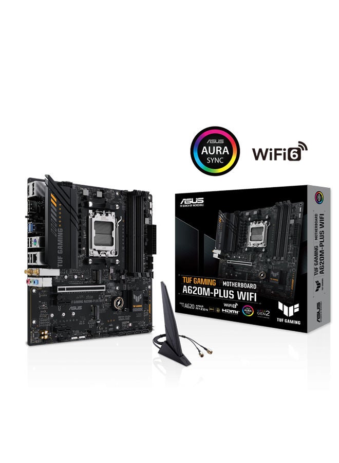 ASUS - TUF Gaming A620M-PLUS Wifi Black - Image 1