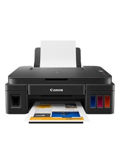 Canon Pixma G2410 3-in-1 Multifunction Colour Ink Printer, Print, Scan, Copy, Black  - Image 1