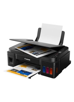 Canon Pixma G2410 3-in-1 Multifunction Colour Ink Printer, Print, Scan, Copy, Black  - Image 2