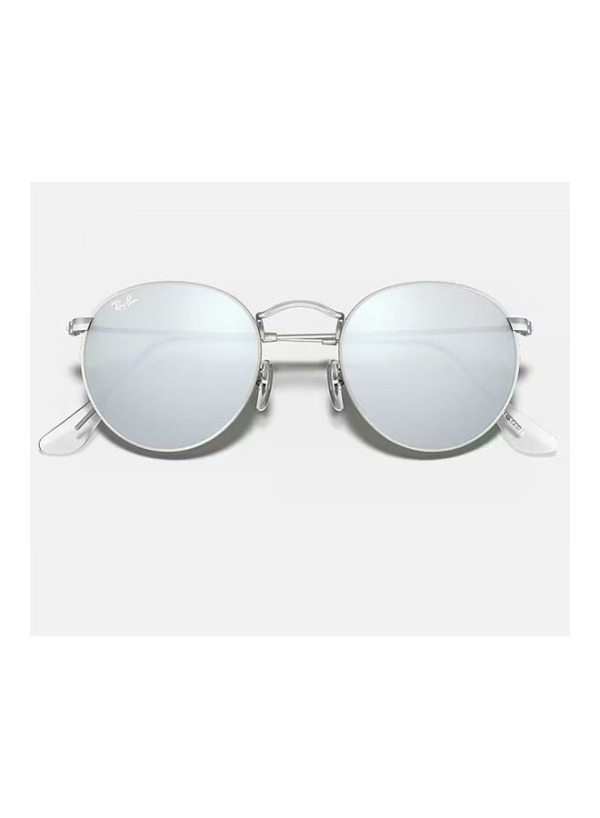 Ray-Ban - Unisex Mirrored Round Shape Sunglasses - RB3447 019/30 50-21 - Lens Size: 50 mm - Image 1