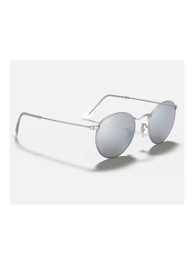 Ray-Ban - Unisex Mirrored Round Shape Sunglasses - RB3447 019/30 50-21 - Lens Size: 50 mm - Image 1