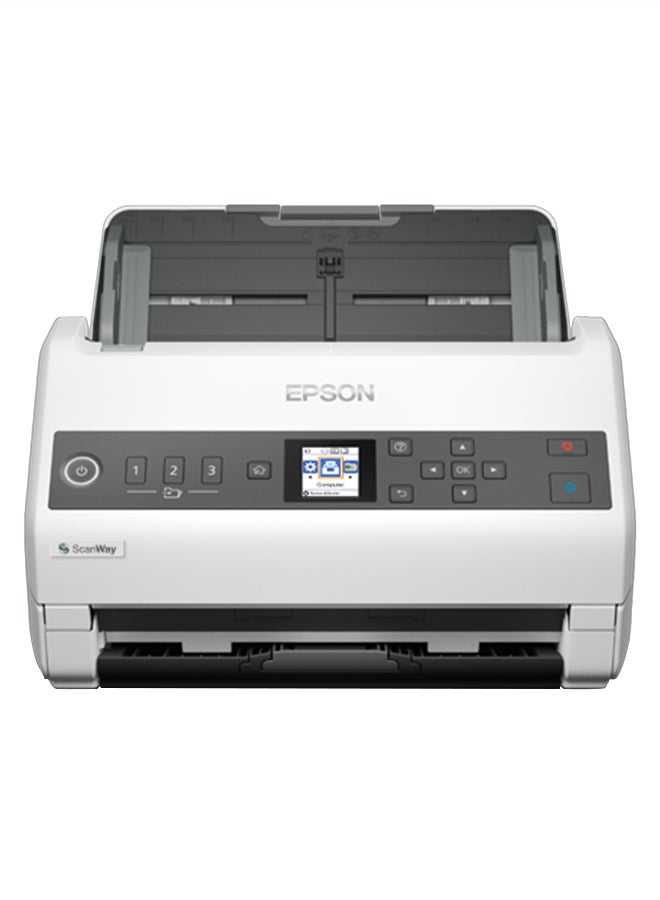 إبسون - DS-730N Network Color Document Scanner Black/White - Image 1