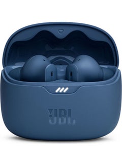 JBL Tune Beam True Wireless Noise Cancelling Earbuds Pure Bass Sound Bluetooth 5.3 Smart Ambient 4 Mics Technology VoiceAware 48H Battery Water And Dust Resistant Blue  - Image 2