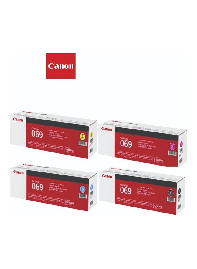 Canon Original CRG069 Cartridge Set For LBP674Cdw MF753Cdw MF751Cdw Printer Toner Multicolour  - Image 1