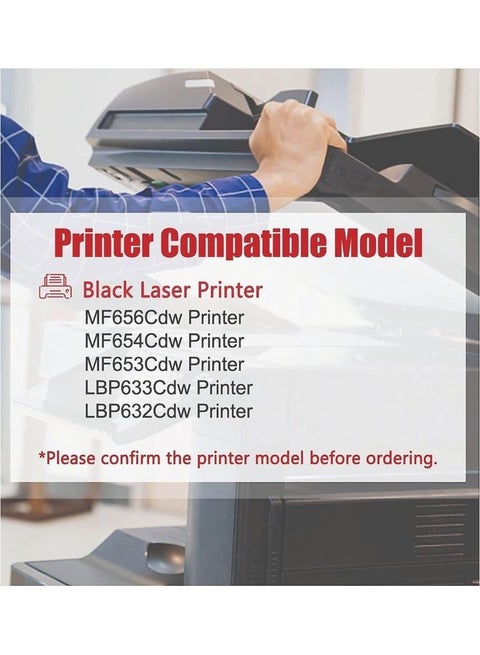 067H High Yield Toner Cartridge Replacement For Canon 067 Toner Cartridge Set Compatible With Canon ImageCLASS MF656Cdw MF654Cdw MF653Cdw LBP633Cdw