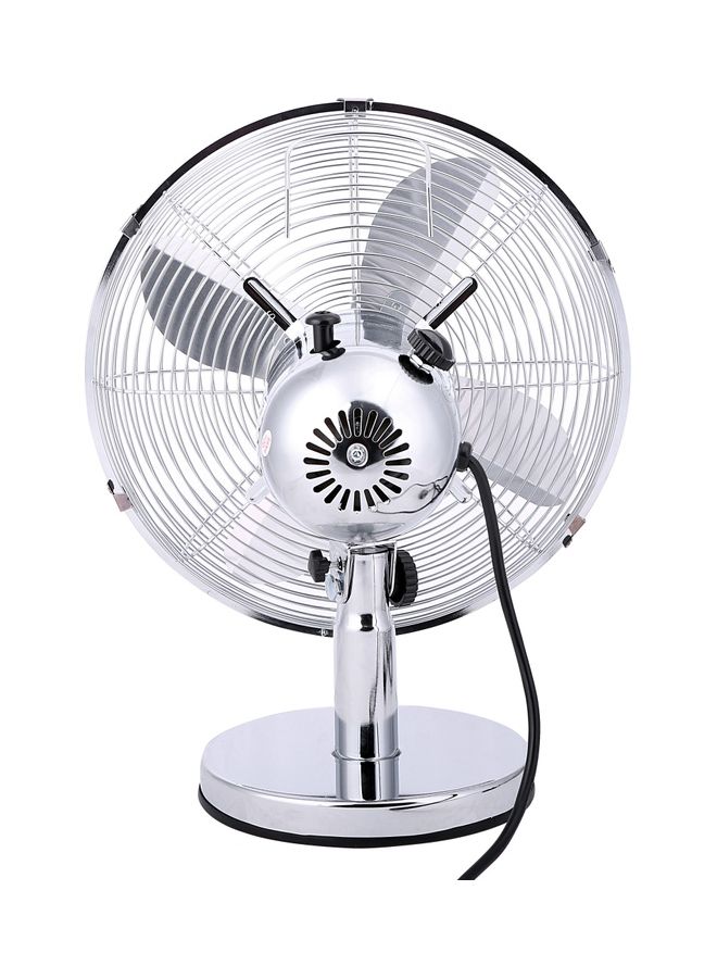 GEEPAS 12 Inch Metal Table Fan 3 Speed Settings With Wide Oscillation And Stable Base GF9610 Silver  - Image 5