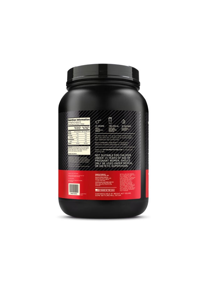 Optimum Nutrition - Gold Standard 100% Whey Protein Powder-Vanilla Ice Cream-29 Servings 899 G - Image 1