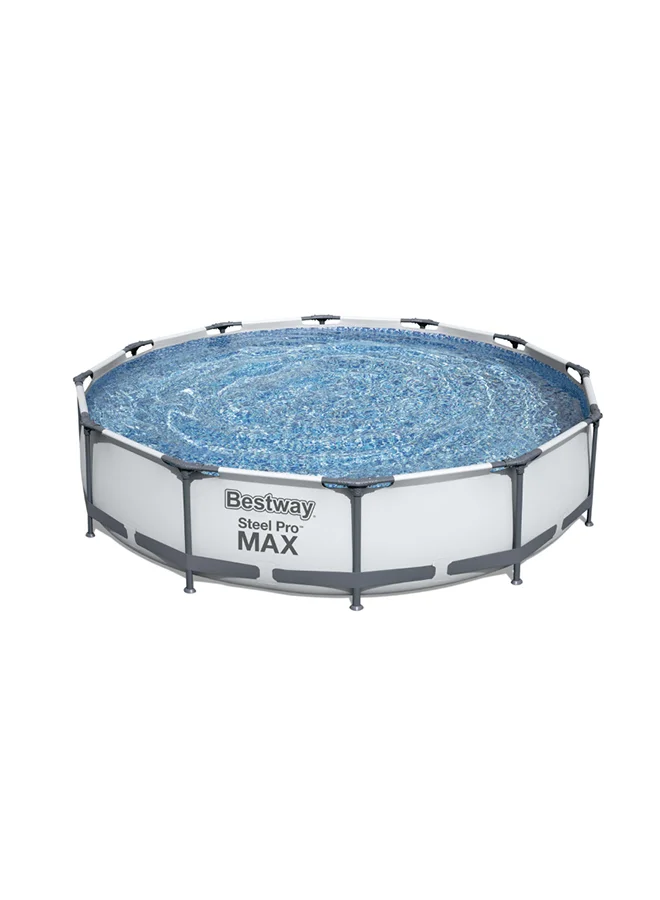 Bestway Steel Pro Max Round Tubular Swimming Pool Set 6.473 Liter Blue