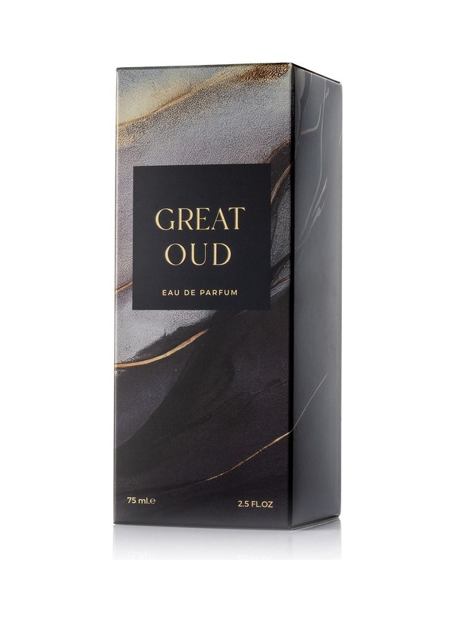 Sedr Al-Khaleej Perfumes Great Oud EDP 75ml  - Image 2
