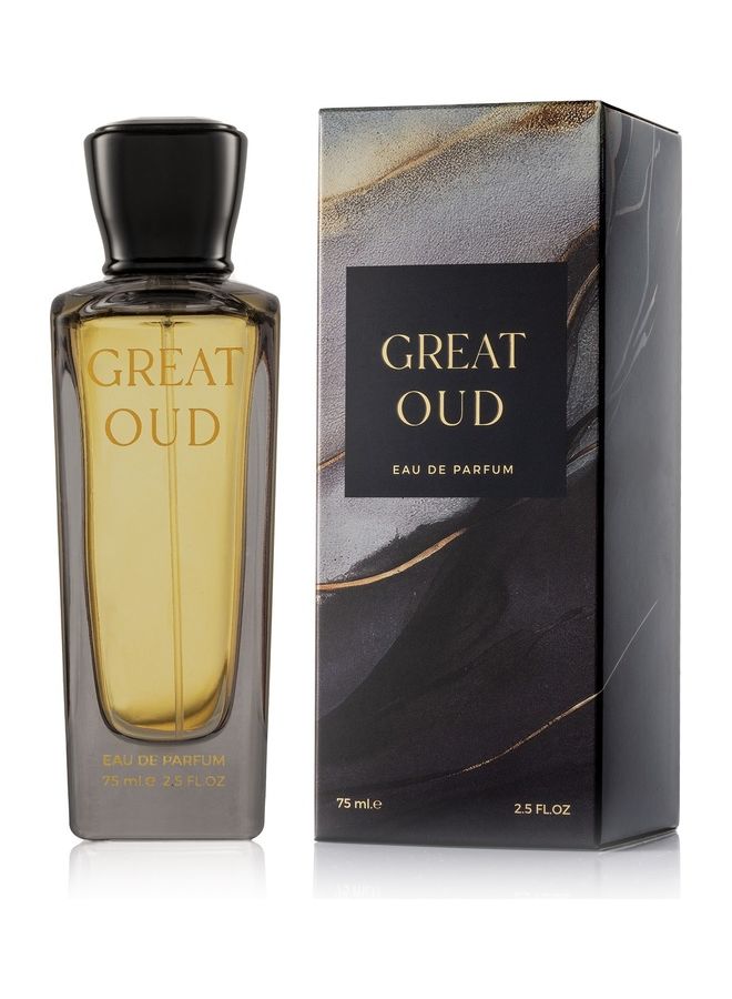 Sedr Al-Khaleej Perfumes Great Oud EDP 75ml  - Image 3