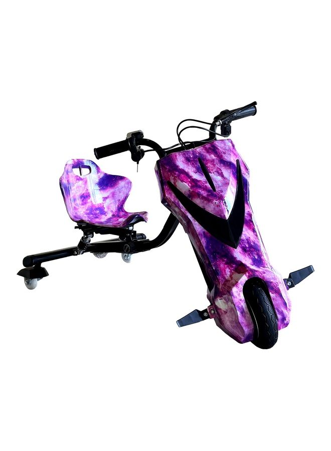 Mytoys Mt206 36V Drifting Scooter 3 Wheel Electric Scooter - 3 Driving Modes- Bluetooth- Speaker- Lights - Shock Absorber Safety Gears Speed Up To 20Km/H Multicolour