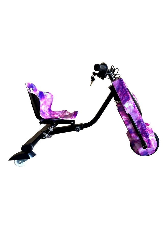 Mytoys Mt206 36V Drifting Scooter 3 Wheel Electric Scooter - 3 Driving Modes- Bluetooth- Speaker- Lights - Shock Absorber Safety Gears Speed Up To 20Km/H Multicolour