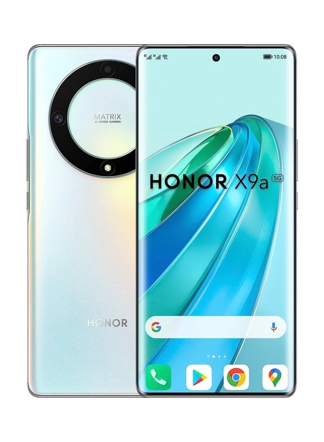 Honor - X9A Dual Sim Titanium Silver 8GB RAM 256GB 5G With Choice Earbuds X3 Lite GCC - Image 1