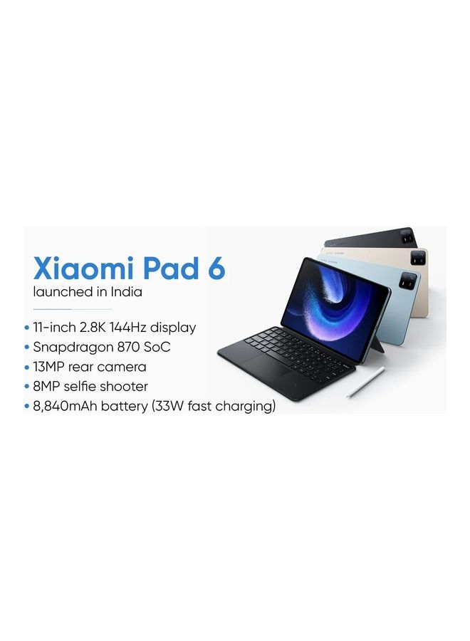 Xiaomi - Pad 6 Wifi Gravity Grey 8GB RAM 256 Storage Chinese Version - Image 1