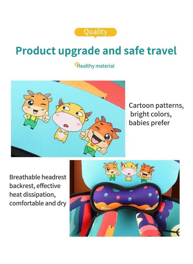 كيدل كرسي أمان سيارة محمول للأطفال مع حزام أمان بخمس نقاط - Image 4