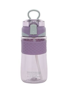 Royalford Royalford  Water Bottle, 100% BPA-Free Plastic Bottle, RF11106 | One-Press Open Lid | Leak-proof Design for Teenager, Adult, Sports, Gym, Fitness, Outdoor, Cycling, School & Office Multicolour 550ml  - Image 1