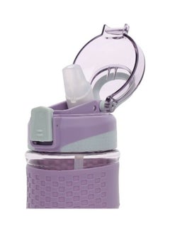 Royalford Royalford  Water Bottle, 100% BPA-Free Plastic Bottle, RF11106 | One-Press Open Lid | Leak-proof Design for Teenager, Adult, Sports, Gym, Fitness, Outdoor, Cycling, School & Office Multicolour 550ml  - Image 3