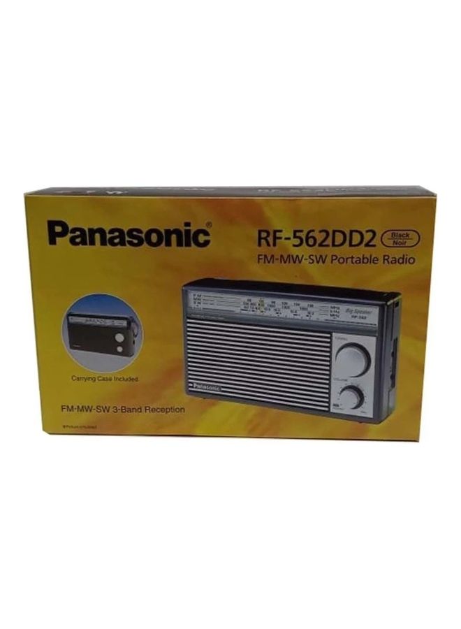 Panasonic 3-Band Battery Operated FM/MW/SW Radio RF-562DD2 Black/White  - Image 5