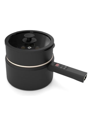 مقلاة كهربائية متعددة الوظائف - مقلاة سيراميك غير لاصقة، 6 أوضاع طهي محددة مسبقًا، وعاء بخار، ولوحة تحكم ذكية تعمل باللمس - view 4