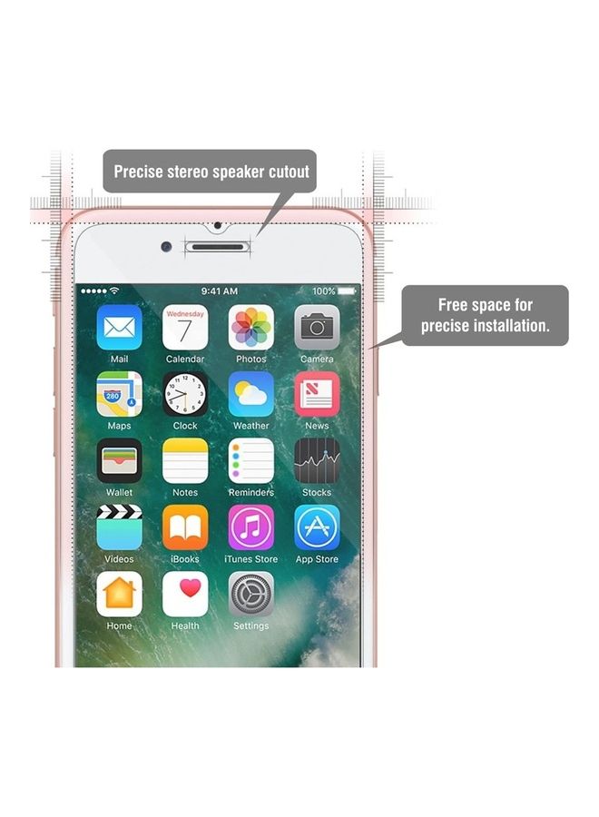 MARGOUN Apple Iphone 8 Plus And 7 Plus Tempered Glass Screen Protector Anti Scratch Bubble Free Clear - Image 4
