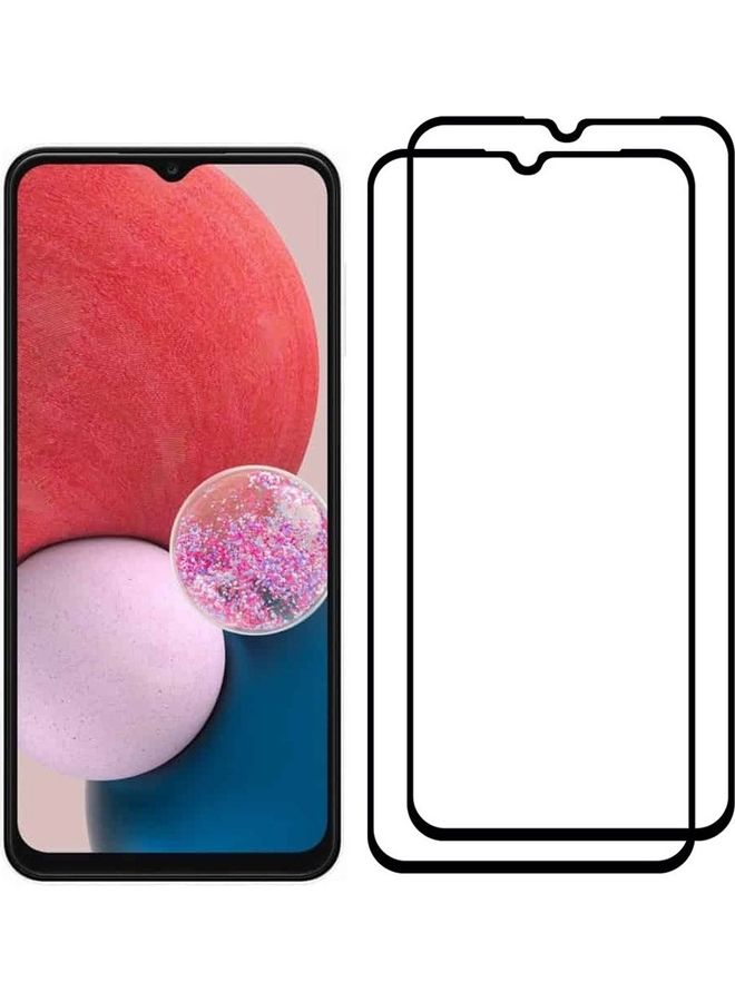 MARGOUN 2 Pack For Samsung Galaxy A13 Tempered Glass Screen Protector Anti Scratch Bubble Free Clear - Image 2