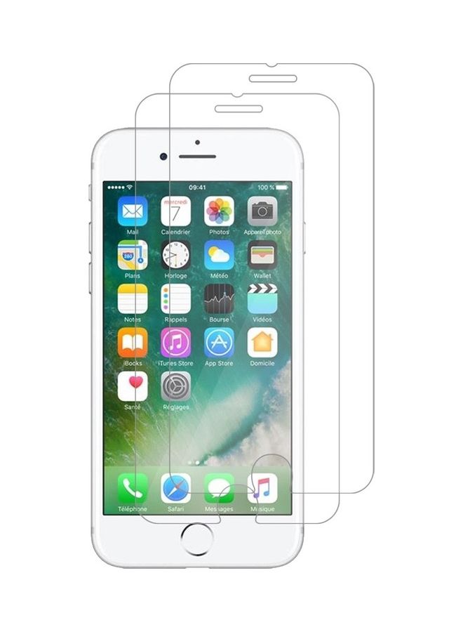 2 Pack For Apple Iphone 8 And 7 Tempered Glass Screen Protector Anti Scratch Bubble Free Clear - view 2