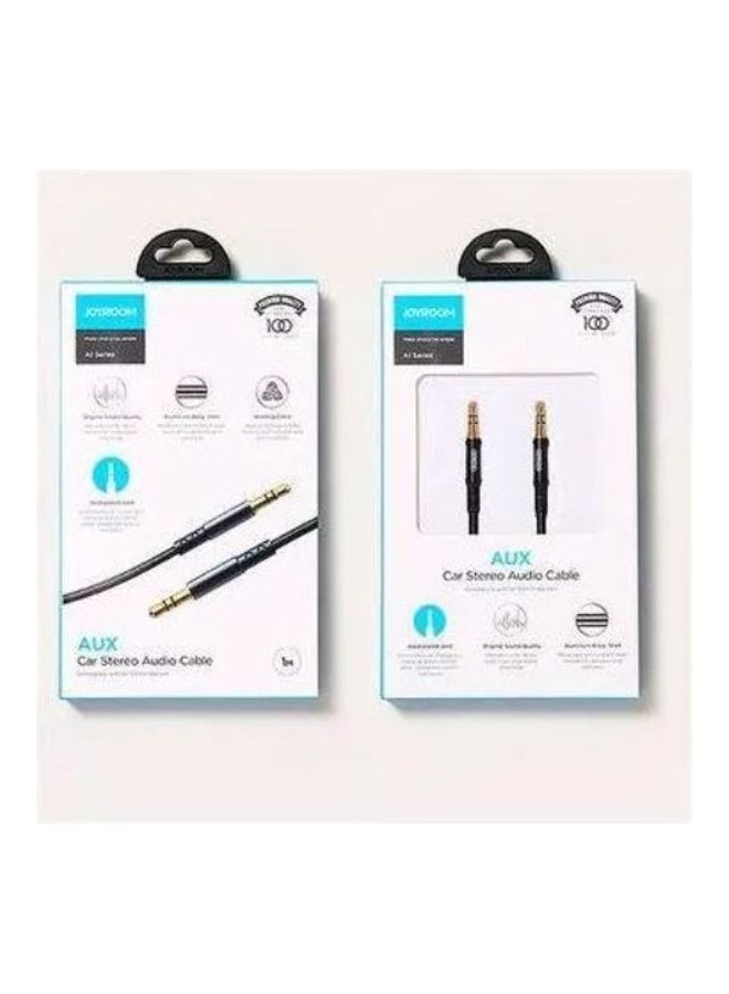 JOYROOM A1 Series SY-20A1 AUX Car Stereo Audio Cable - 2M Black