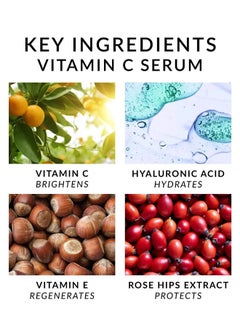 OZ Naturals Vitamin C Facial Serum Pack of 1 Clear 30ml  - Image 3