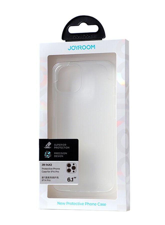 JOYROOM JR-14X2 Anti-Drop Anti-scratch Ultra-thin Half Cover Soft TPU Transparent 6.1 Inches Phone Case For iPhone 14 Pro Clear - Image 2