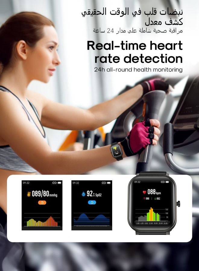 JOYROOM - 180 mAh 180 mAh JR-FT1 Pro Health Monitoring Waterproof Smartwatch Grey/Black - Image 1
