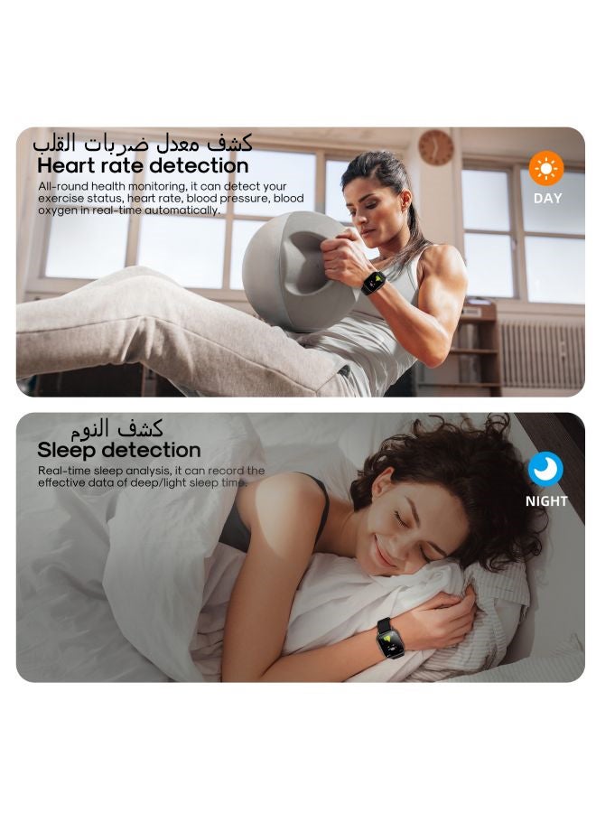 JOYROOM - 180 mAh 180 mAh JR-FT1 Pro Health Monitoring Waterproof Smartwatch Grey/Black - Image 1