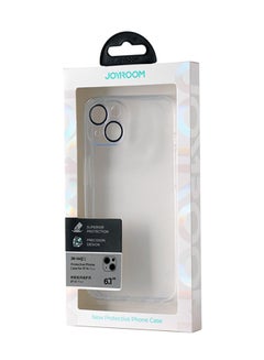 JOYROOM JR-14Q3 TPU And Glass 6.7 Inches Durable Shockproof and Anti Yellowing Full Coverage Camera Unrestricted Button Access iPhone 14 Plus Clear Case Clear  - Image 2