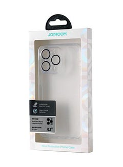 JOYROOM JR-14Q2 TPU And Glass 6.1 Inches Durable Shockproof and Anti Yellowing Full Coverage Camera Unrestricted Button Access For iPhone 14 Pro Clear Case Clear  - Image 2