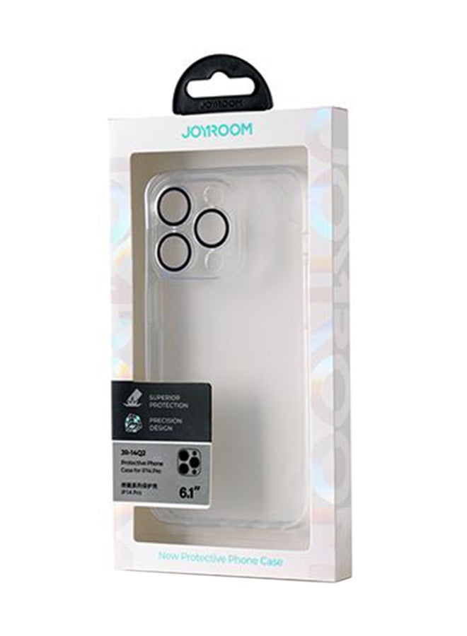 JOYROOM - JR-14Q2 TPU And Glass 6.1 Inches Durable Shockproof and Anti Yellowing Full Coverage Camera Unrestricted Button Access For iPhone 14 Pro Clear Case Clear - Image 1