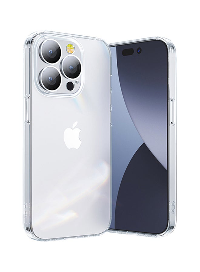 JOYROOM - JR-14Q2 TPU And Glass 6.1 Inches Durable Shockproof and Anti Yellowing Full Coverage Camera Unrestricted Button Access For iPhone 14 Pro Clear Case Clear - Image 1