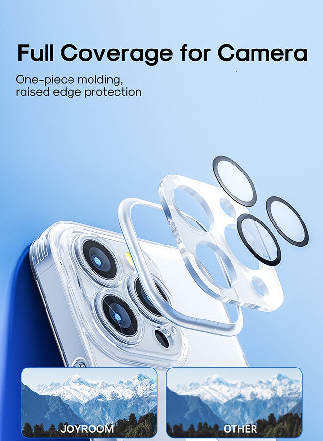 JOYROOM - JR-14Q2 TPU And Glass 6.1 Inches Durable Shockproof and Anti Yellowing Full Coverage Camera Unrestricted Button Access For iPhone 14 Pro Clear Case Clear - Image 1