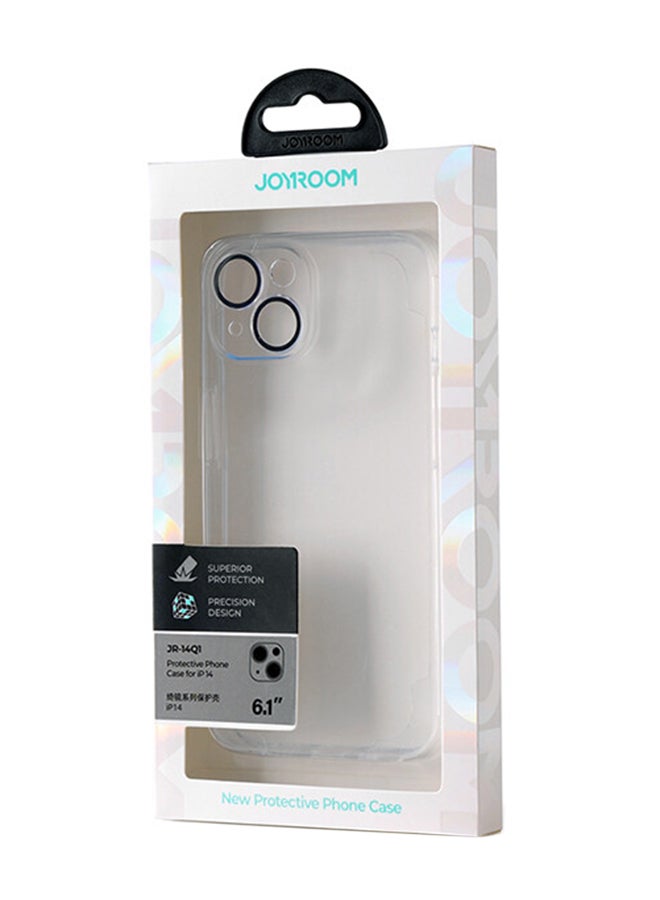 JOYROOM - JR-14Q1 TPU And Glass 6.1 Inches Durable Shockproof and Anti Yellowing Full Coverage Camera Unrestricted Button Access For iPhone 14 Clear Case Clear - Image 1