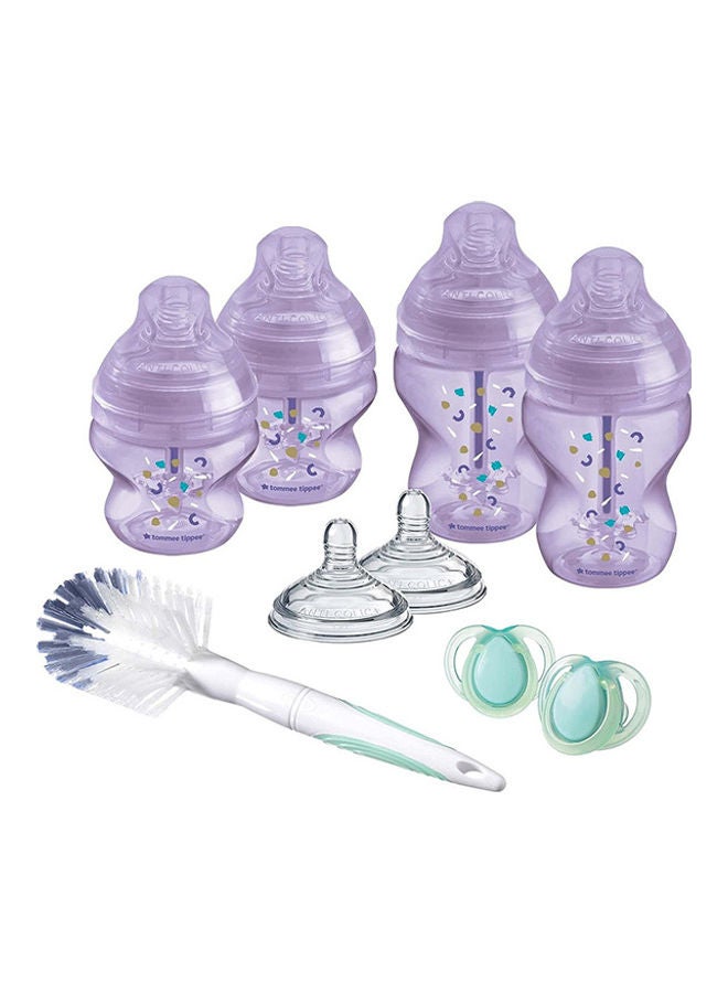 tommee tippee Advanced Anti Colic Starter Bottle Kit Purple  - Image 1