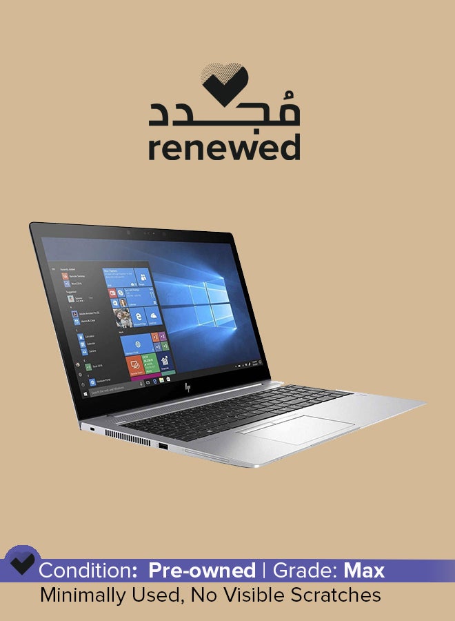 HP Renewed - EliteBook 850 G5 Laptop With 15.6-inch FHD Display,Core i7 Processor/8th Gen/8GB RAM/256GB SSD/Intel HD Graphics english Black English Black  - Image 1