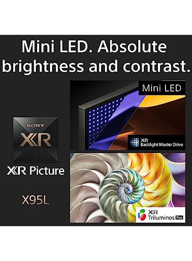75 Inch : BRAVIA XR Mini LED 4K UHD Smart Google TV- 2023 Model XR-75X95L Black