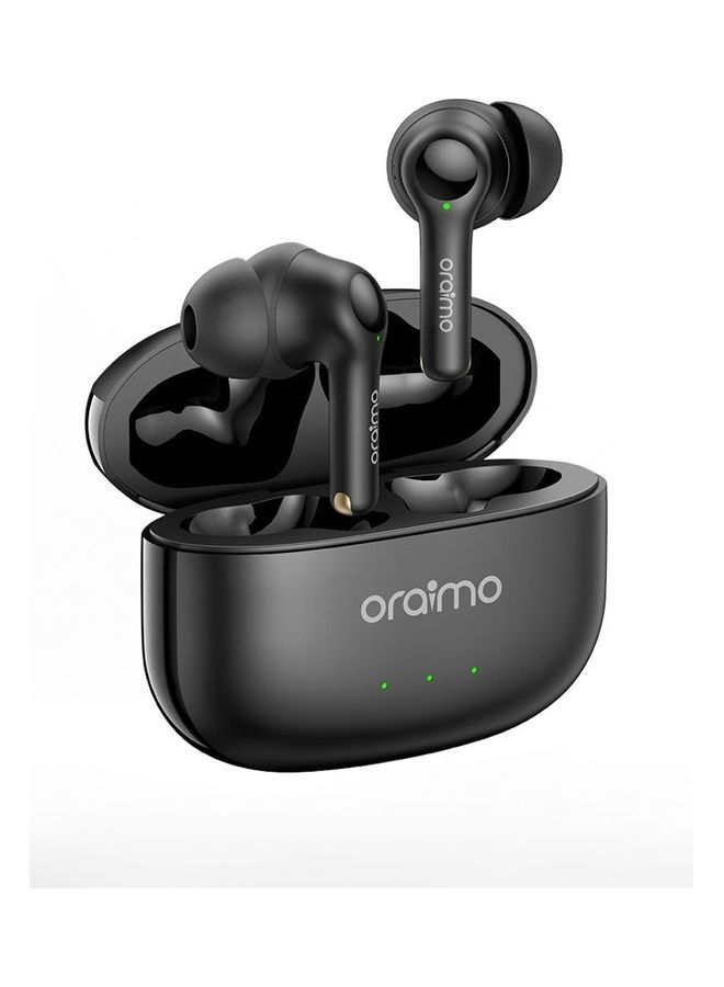 Oraimo - FreePods 3C ENC Calling Noise Cancellation Long Playtime True Wireless Earbuds - Egyptian Version Black - Image 1