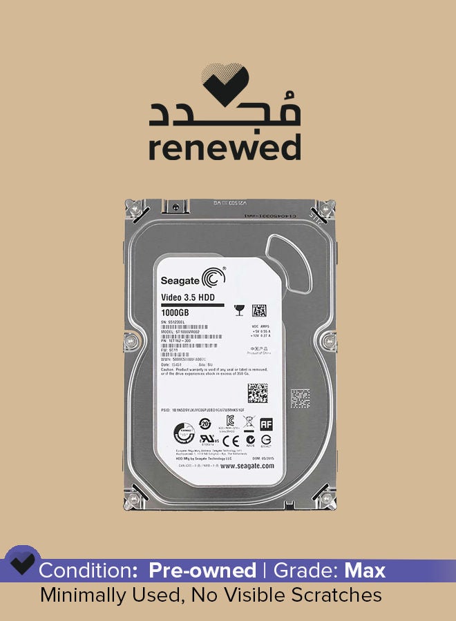 Seagate - Renewed - 1TB 3.5 HDD 1 Terra Byte Internal Hard Drive 1.0 TB - Image 1