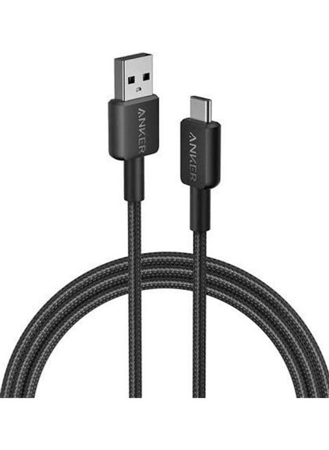 322 USB-A To Type-C Cable 1.8M Black