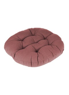 REGAL IN HOUSE Upholstered Velvet Cushion Velvet Dark Pink 45x45cm  - Image 2