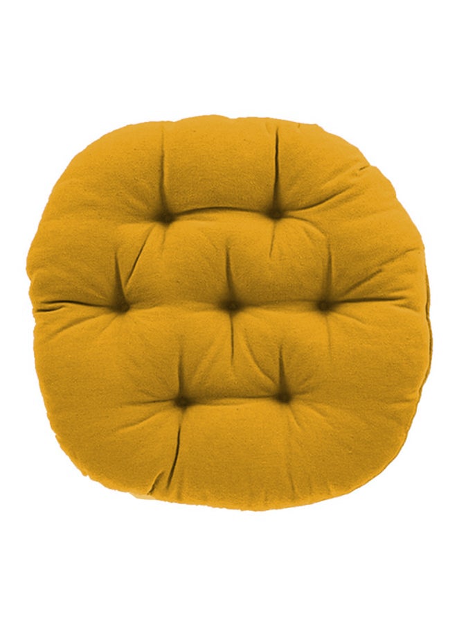 ريغال إن هاوس وسادة منجدة بالمخمل مخمل ذهبي 45x45سم  - Image 1