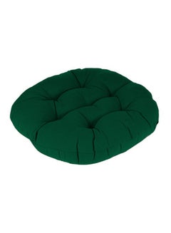 REGAL IN HOUSE Upholstered Velvet Cushion Velvet Dark Green 45x45cm  - Image 2