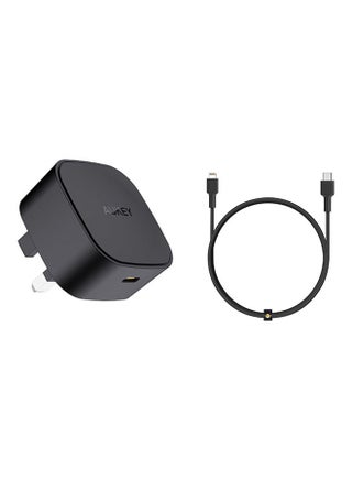 Wall Charger 20W With Type-C To Lightning Cable 1.2M Black - v1689739400/N53420845A_1