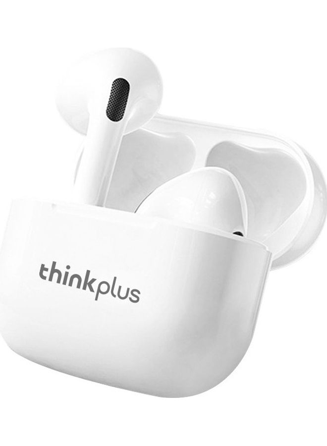 Lenovo TWS Wireless Earphone Bluetooth 5.0 Dual Stereo Bass Touch Control IP54 life White  - Image 2